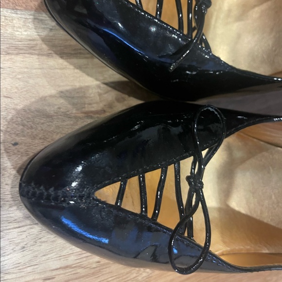 Report Signature Black leather heel - Picture 5 of 5